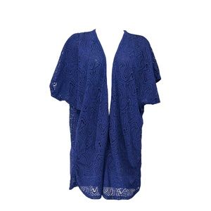 Trina Turk Crochet Tunic Swimsuit Cover up Size Large (8-12)